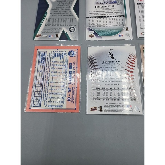 Ken Griffey Jr Lot of 9 Cards Mariners Hall of Fame Baseball Trading Cards - Picture 15 of 16